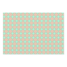 Peach & Minze Pasteten Wrapping Paper Flat Sheet S