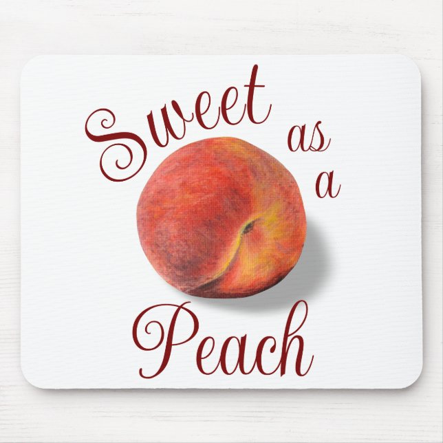 Peach Mouse Pad Mousepad (Vorne)
