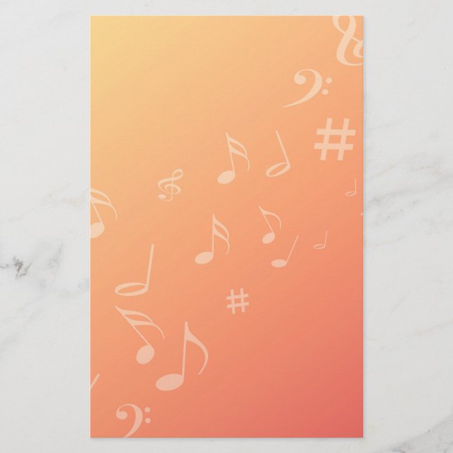 Peach Music Briefpapier (Vorderseite)
