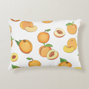 Peach-Muster Dekokissen
