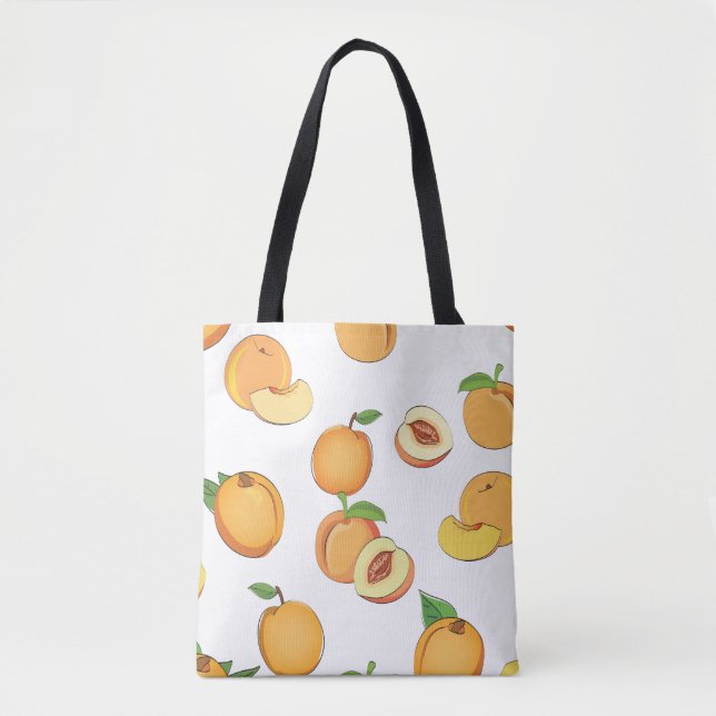 Peach-Muster Tasche (Vorderseite)