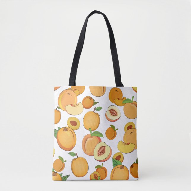 Peach-Muster Tasche (Vorderseite)