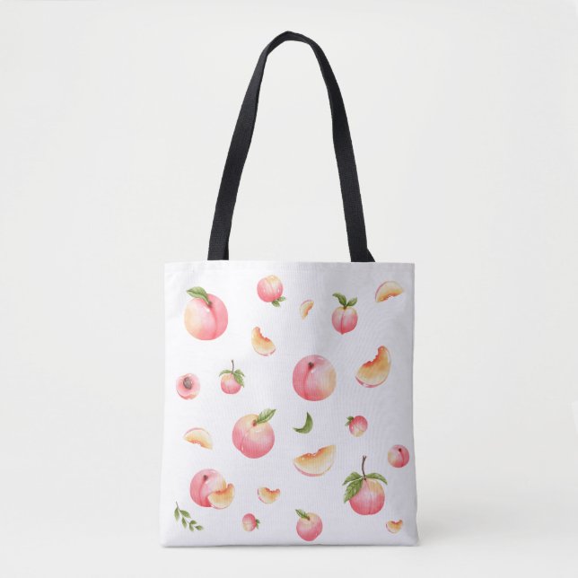 Peach-Muster Tasche (Vorderseite)