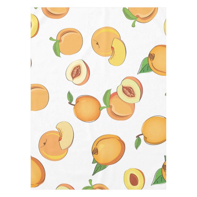 Peach-Muster Tischdecke (Vorderseite)