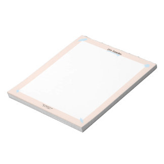Peach´n Blue Notepad Small Little Reminders Notizblock