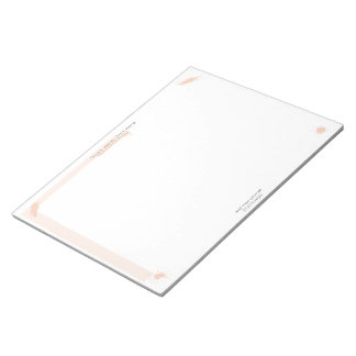 Peach Notepad Good Ideas Start Here Notizblock