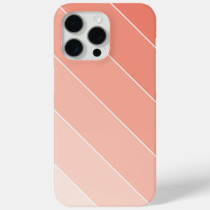 Peach Ombré Streifen Case-Mate iPhone Hülle