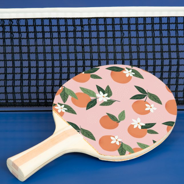 Peach Orange Juice Muster Tischtennis Schläger (InSitu)
