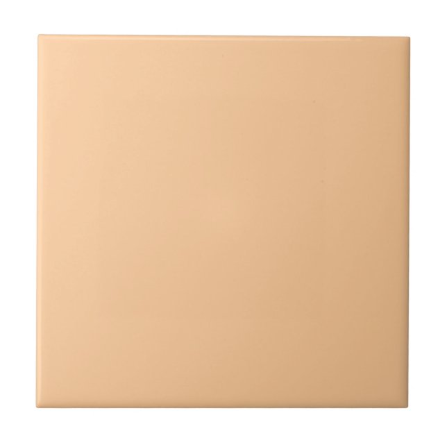 Peach Orange Stylish Color Complementierung Fliese (Vorderseite)