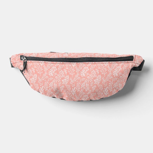PEACH ORANGE UND WHITE TINY TINY BRANCHES BAUCHTASCHE (Ablage )