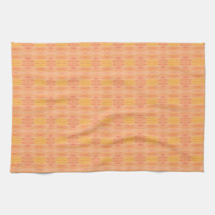 Peach Orange Yellow Pattern Küchentuch