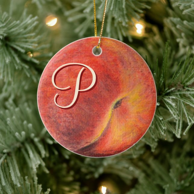 Peach Ornament (Baum)