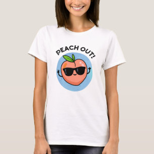 Peach Out Funny Fruit Pub T-Shirt