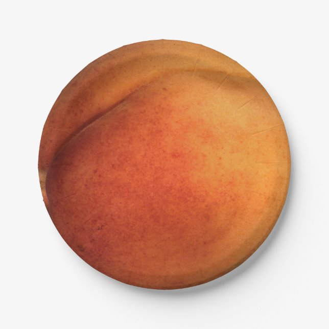 Peach Paper Tellers 7" Pappteller (Vorderseite)