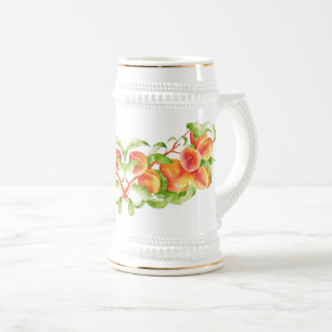 'Peach Paradise' auf einem Stein Bierglas