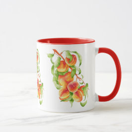 'Peach Paradise' auf einer Combo-Tasse (II) Tasse