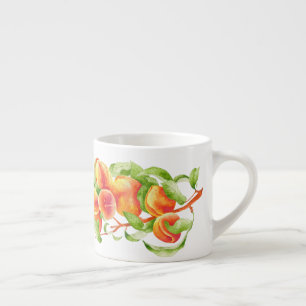 'Peach Paradise' auf einer Espresso-Tasse Espressotasse