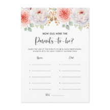 Peach Peonies und Gold Blätter Eltern Altersbeurte