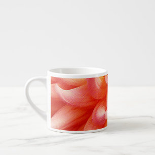 Peach Petals a dahlia Espressotasse