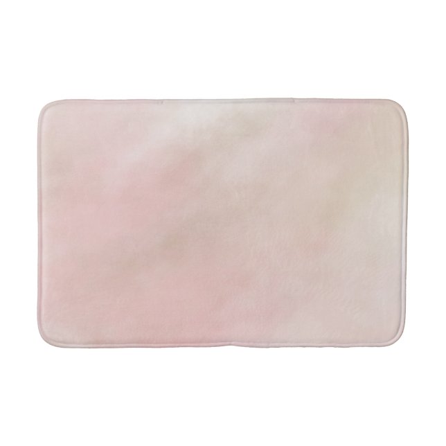 Peach Pink Blush Gefärbte Krawatte Badematte (Vorderseite)