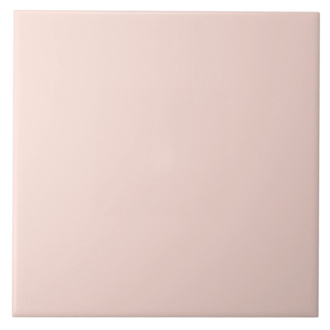 Peach Pink Coral Pastellfliese Fliese (Vorderseite)