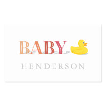 Peach Pink Girl Rubber Duck Baby Duck Gefallen