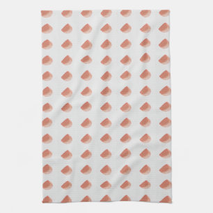 Peach Polka dots Küchentuch