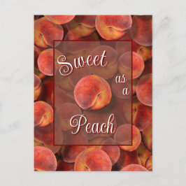 Peach Postcard Postkarte