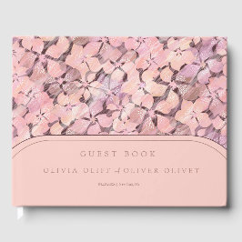 Peach Romance Wedding Gästebuch
