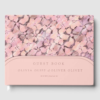 Peach Romance Wedding Gästebuch