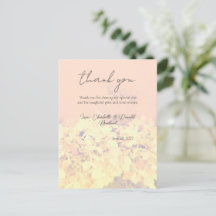 Peach Romantic Hydrangea Floral Wedding