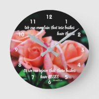Peach Rose Einstellung Inspiration Zitat