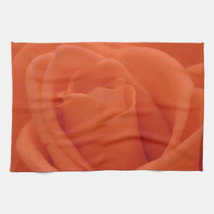 Peach Rose Floral Image Küche Handtuch