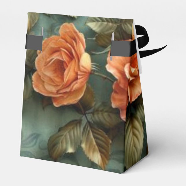 Peach-Rose Geschenkschachtel (Rückseite)