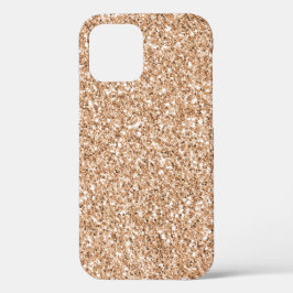 Peach Rose Gold Blush Glitzer Glitz Case-Mate iPhone Hülle