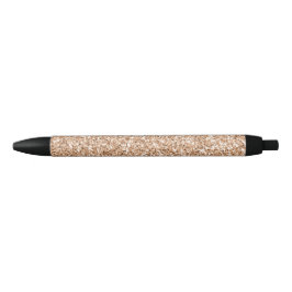 Peach Rose Gold Blush Glitzer Glitz Kugelschreiber