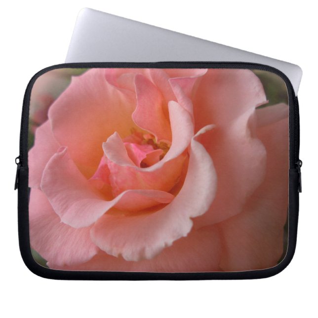 Peach Rose Notebook Sleeve Wilde Rose Tablet Case (Vorderseite)