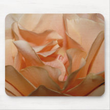Peach Rose Petals mousepad