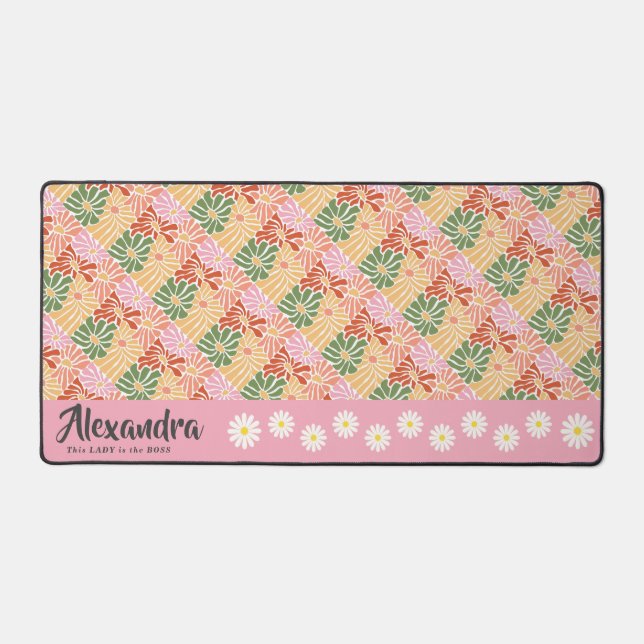 Peach rose Super Floral Abstrait (Recto)