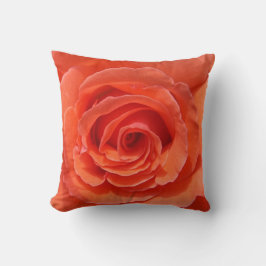 Peach Rose werfen Kissen