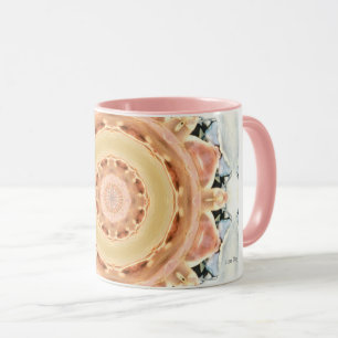 Peach Rosette Tasse