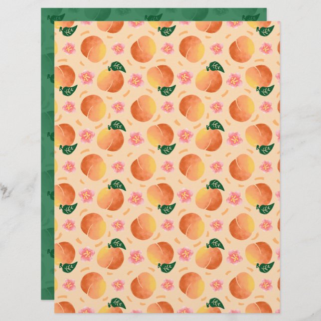 Peach Scrapbook (Vorne/Hinten)