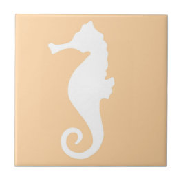 Peach-Seepferd Fliese