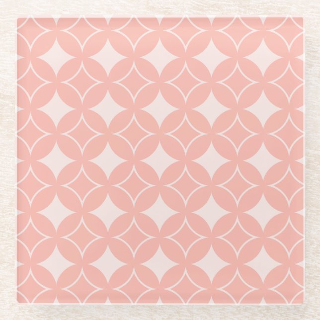 Peach Shippo Glasuntersetzer (Vorderseite)