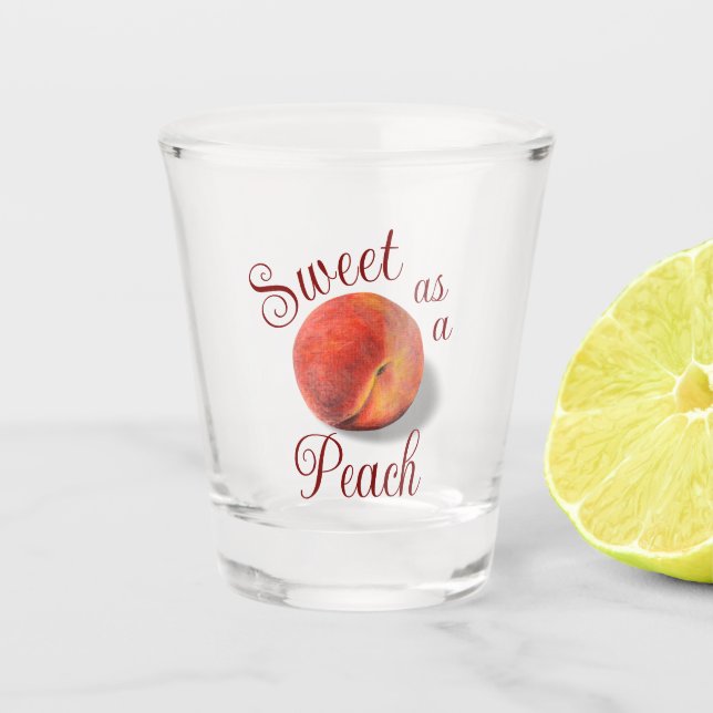 Peach Shot Glas (Vorderseite)