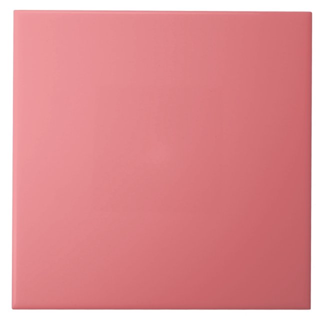 Peach Solid Color Fliese (Vorderseite)