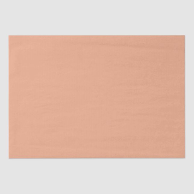 Peach Solid Seidenpapier (Vorderseite)