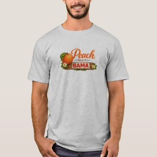 Peach trifft Bama T-Shirt | Southern Love Story Te