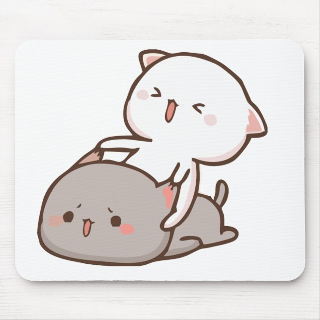 Peach Trolling Goma Mouse Pads Mousepad (Vorne)