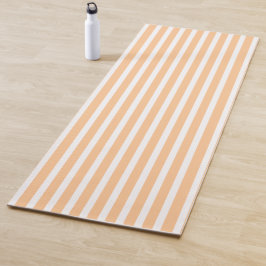 Peach  Vertical Stripped  Yogamatte